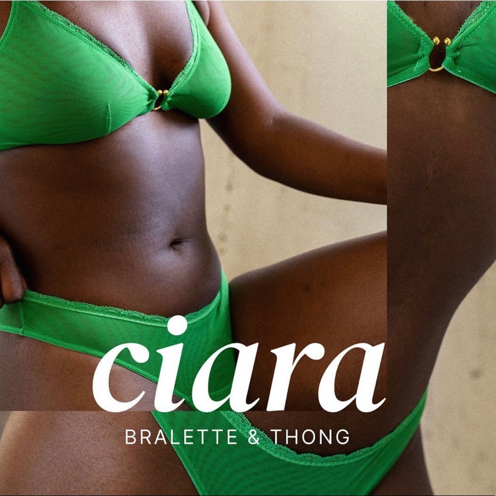 NWT Green Bootaybag mesh thong